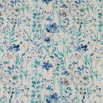 Wild Flowers Cobalt Curtains